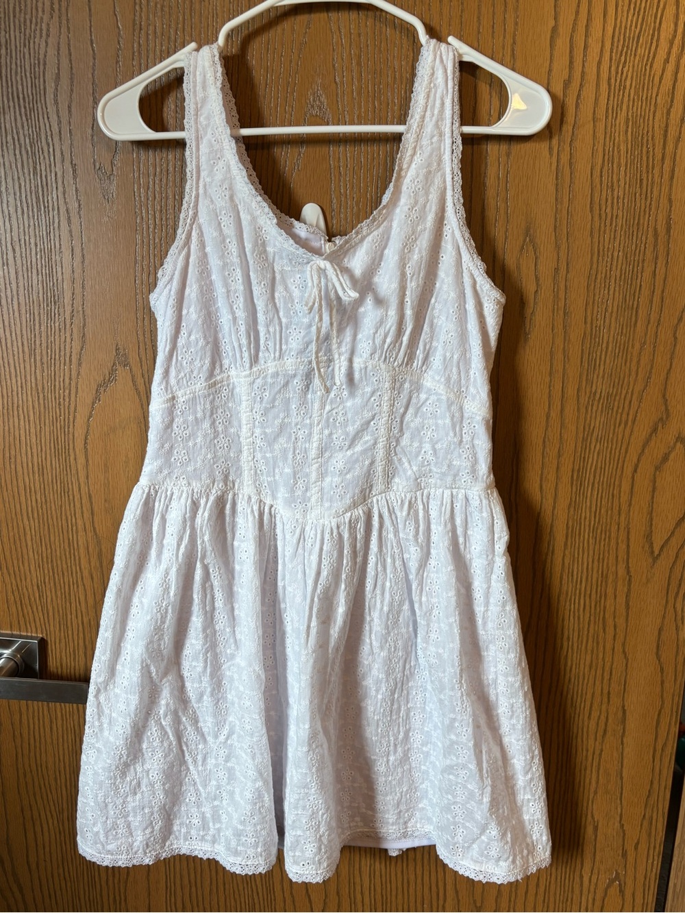 BCX White Eyelet Sundress